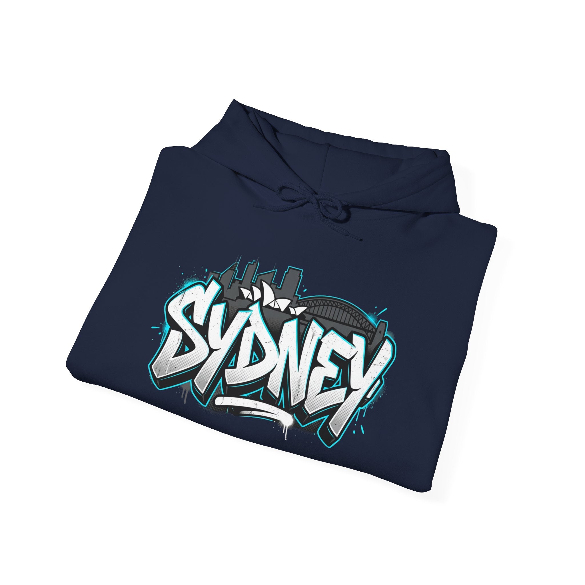 Sydney Graffiti Hoodie — Urban Streetwear Hooded Sweatshirt